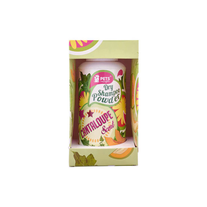 pets republic dry shampoo powder 500 g cantaloupe