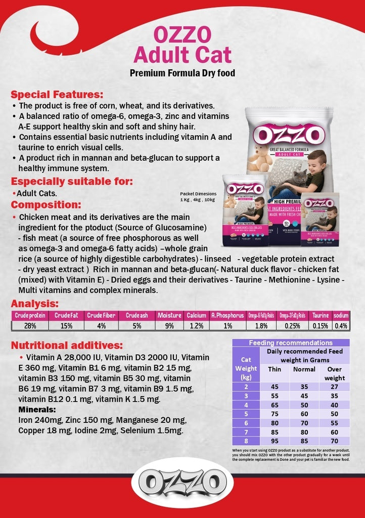 OZZO Cat Adult 1 kg