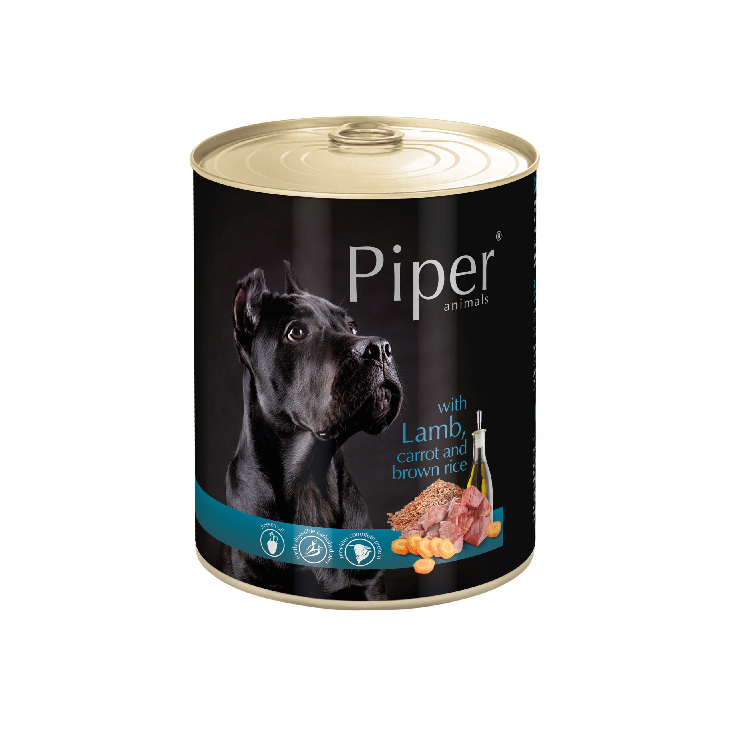 PIPER WITH LAMB, CARROT AND BROWN RICE 400 g