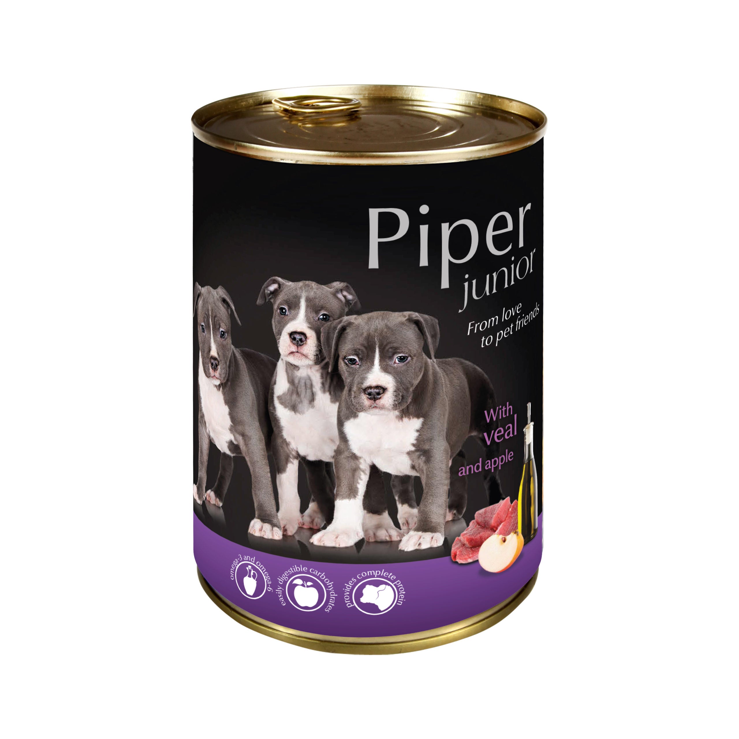 PIPER JUNIOR WITH VEAL AND APPLE 400 G