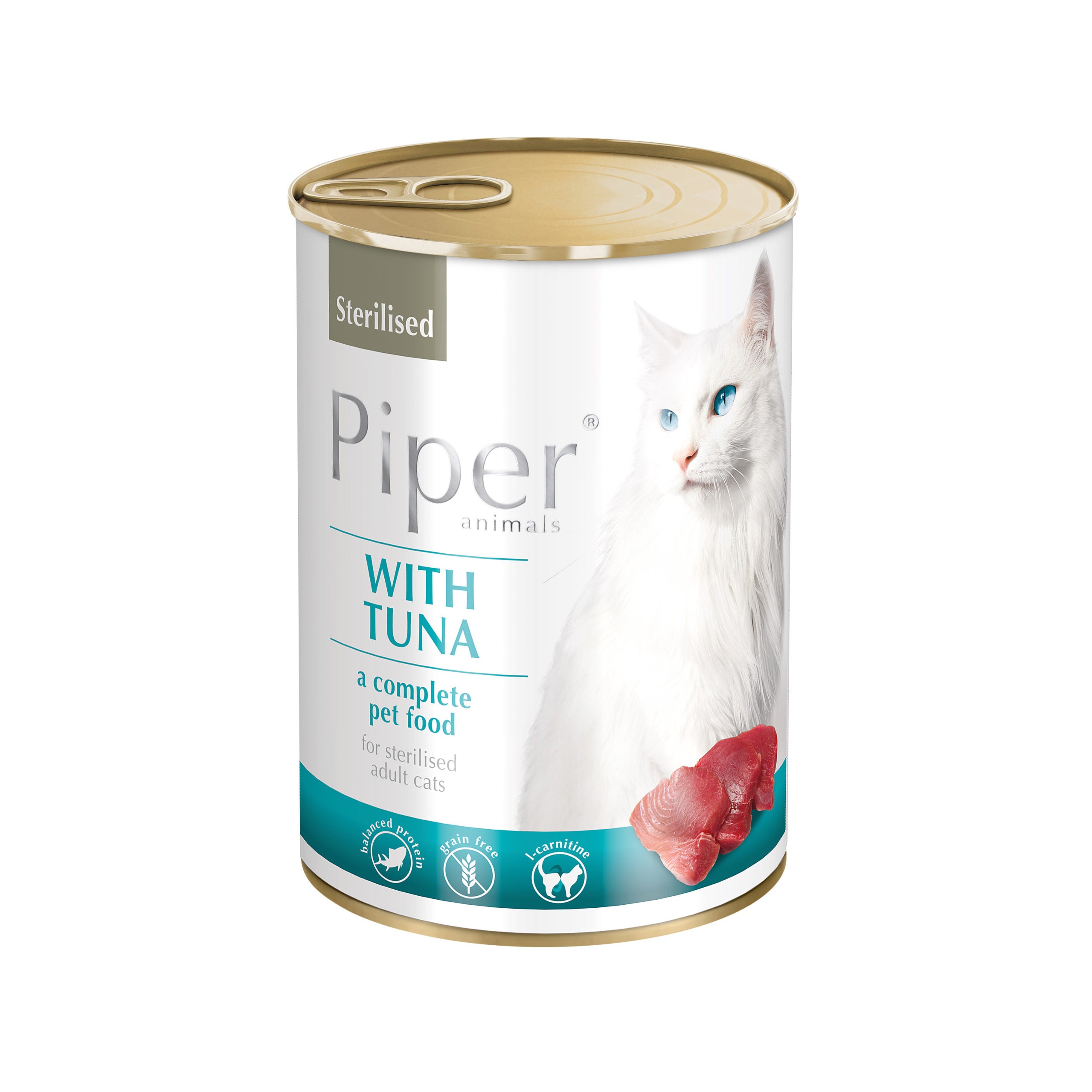 PIPER CAT WITH TUNA STERILISED 400 g