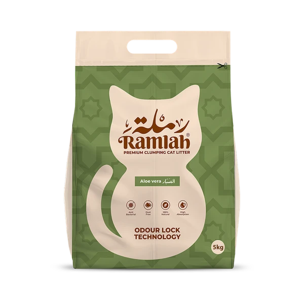 Ramlah Clumping Cat Litter Aloe Vera 5kg