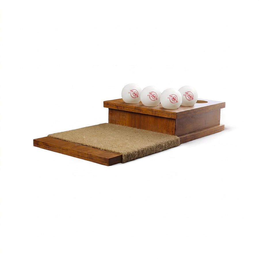 Petmoda Scratch and play board Cat balls hunt box scratcher with scratching wall