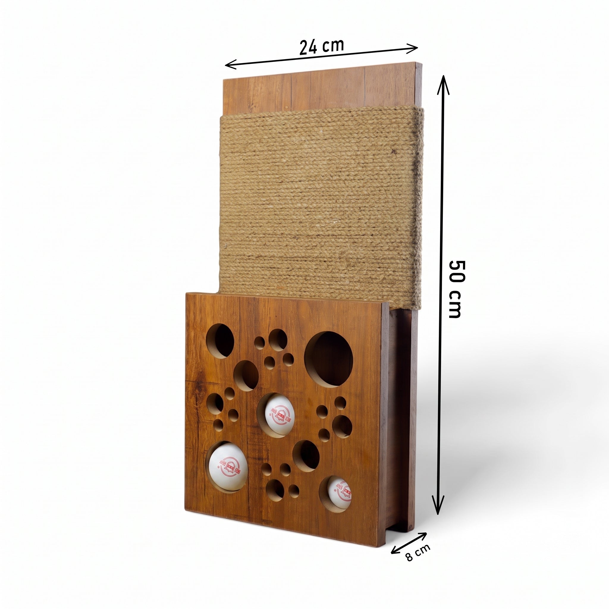 Petmoda Scratch and play board Cat balls hunt box scratcher with scratching wall