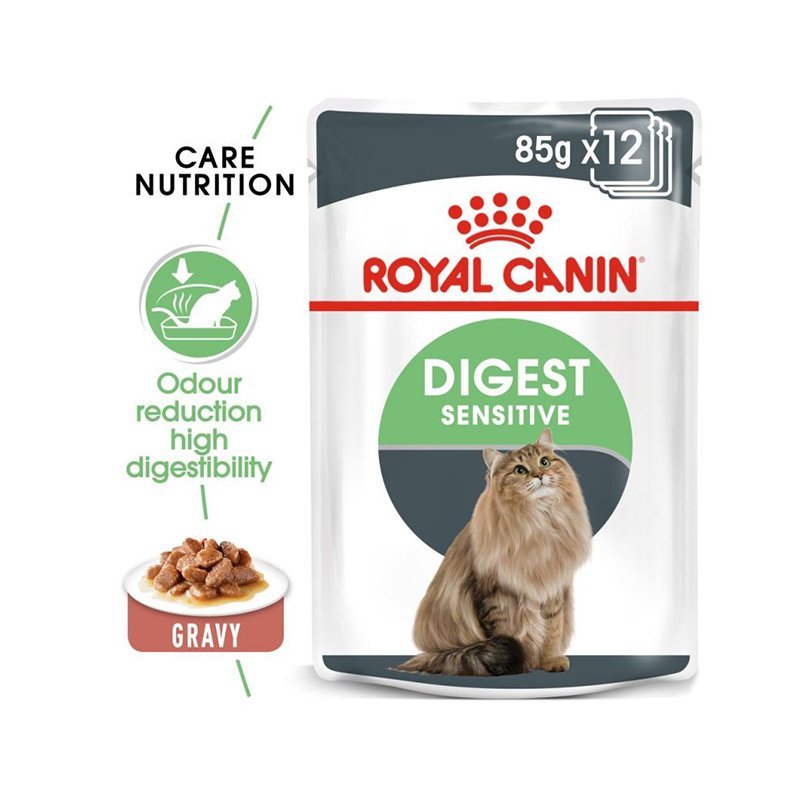 Royal Canin Digestive Care Cat Wet Food Gravy Pouch 85g