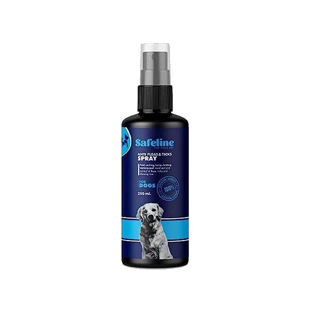 Elite Safeline Flea & Tick Spray For Dogs  250 ml