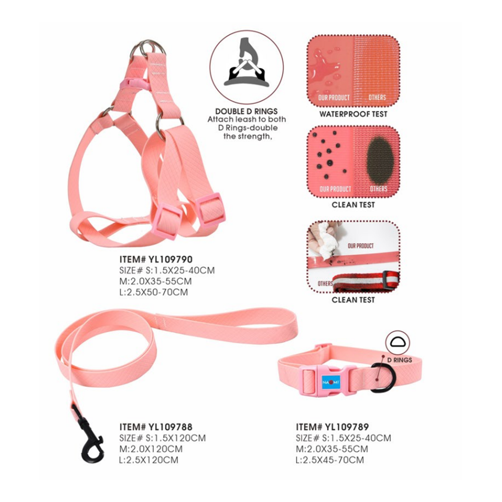 Naomi soft silicone leash