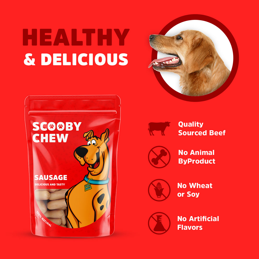 Scooby Chew Sausage 120g