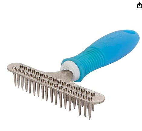 Emily Pets Dog Shedding Grooming Hair Fur blue
