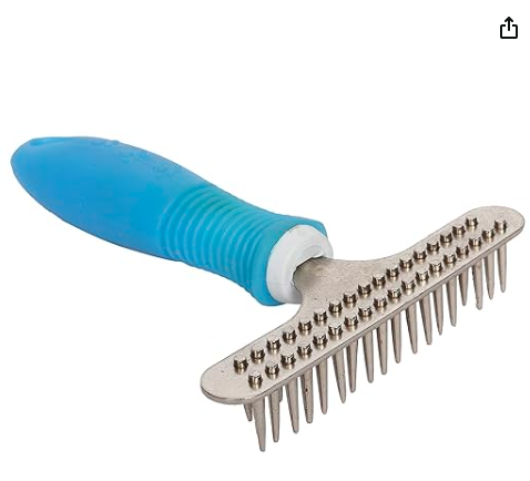 Emily Pets Dog Shedding Grooming Hair Fur blue