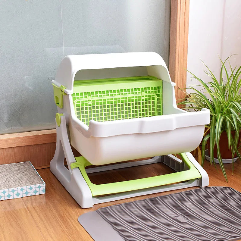 Naomi Semi-automatic Cat Litter Box with Side Door