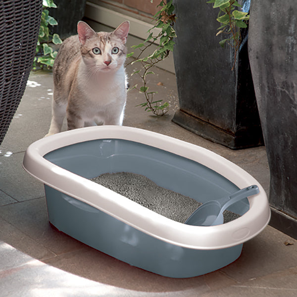 Stefanplast Cat litter Spring 20 Gray & Azure & Brown