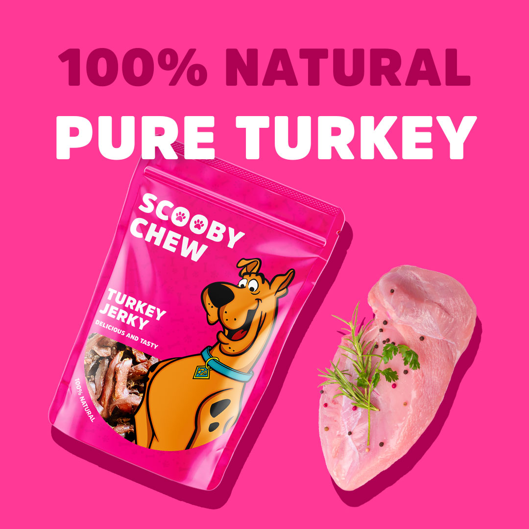 Scooby Chew Turkey Jerky 120g