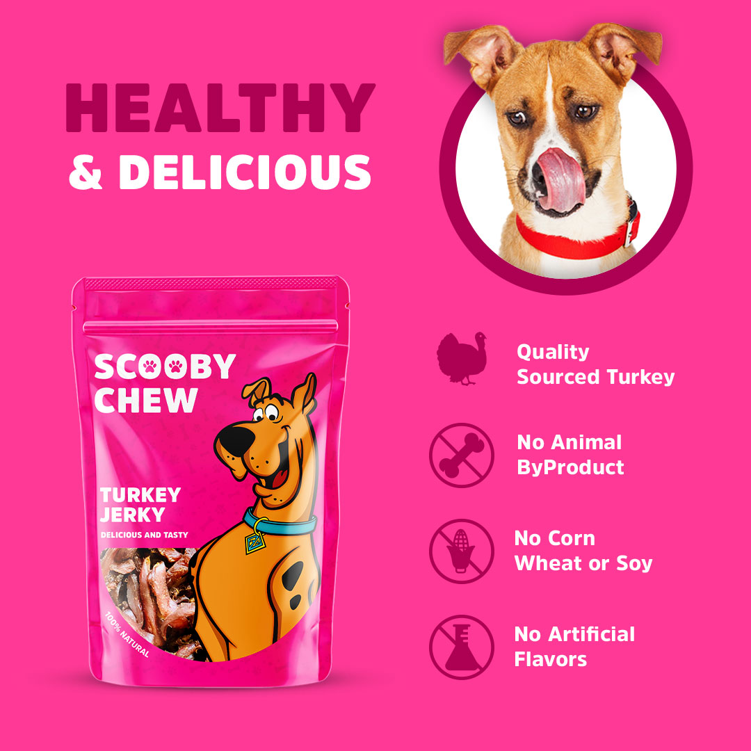 Scooby Chew Turkey Jerky 120g