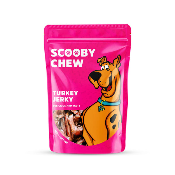 Scooby Chew Turkey Jerky 120g + Extra 30g Free
