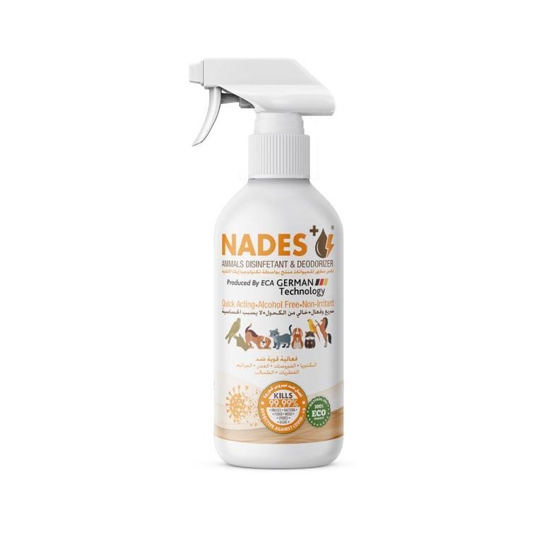 Nades Animals Disinfectant - Deodorizer - For both cats - Dogs 500 ml