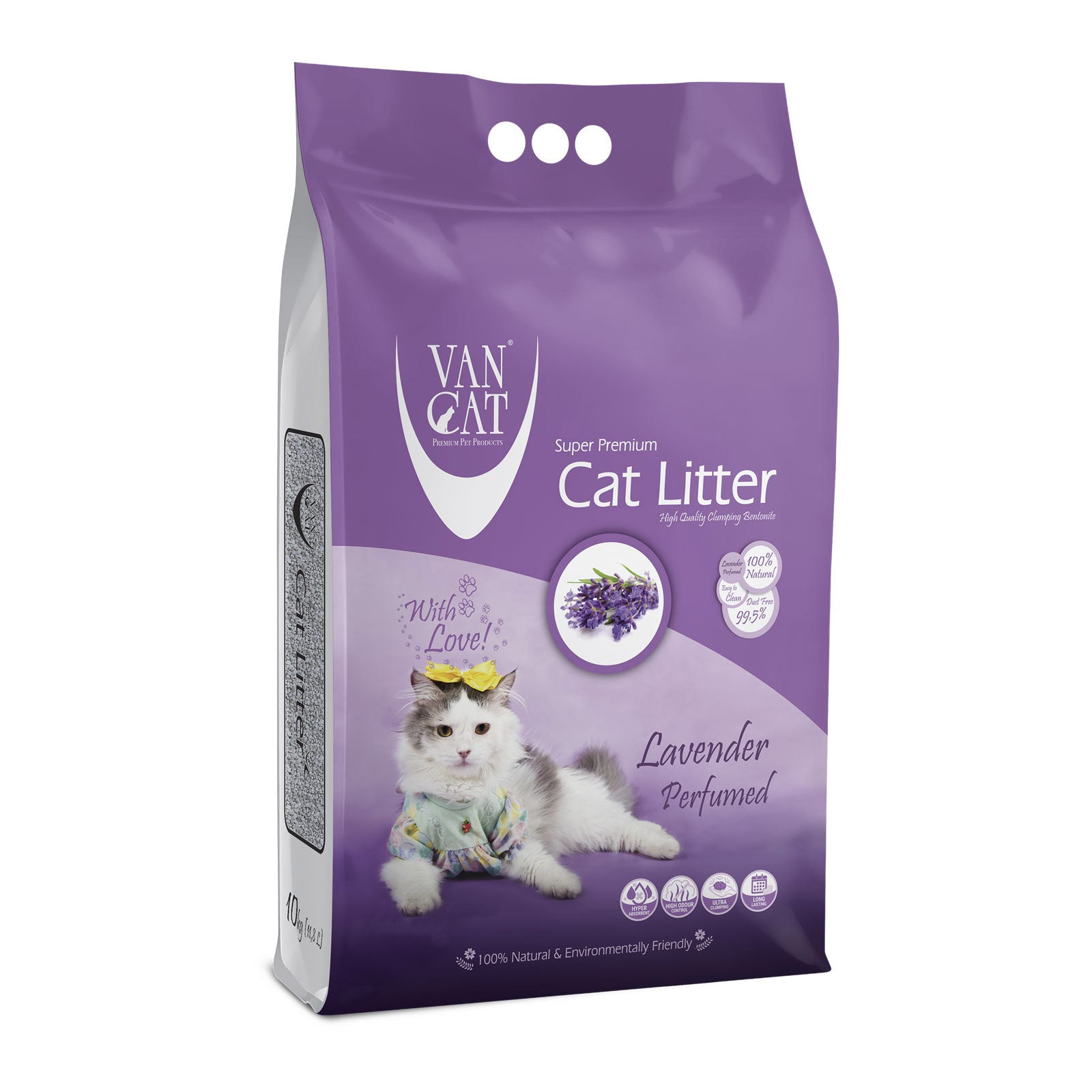 Van Cat 10 kg Lavender Clumping Cat Litter