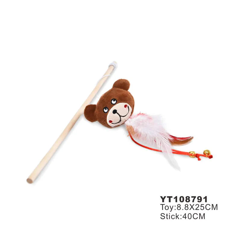 Naomi Funny Bear cat stick