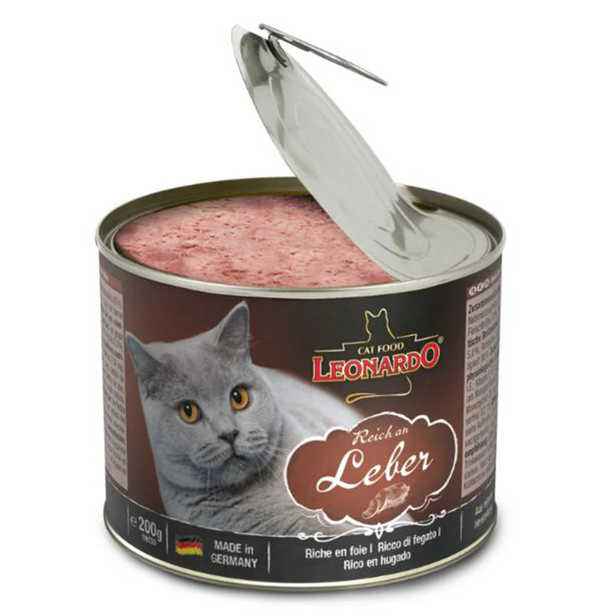 Leonardo cat food rich in Liver 200g