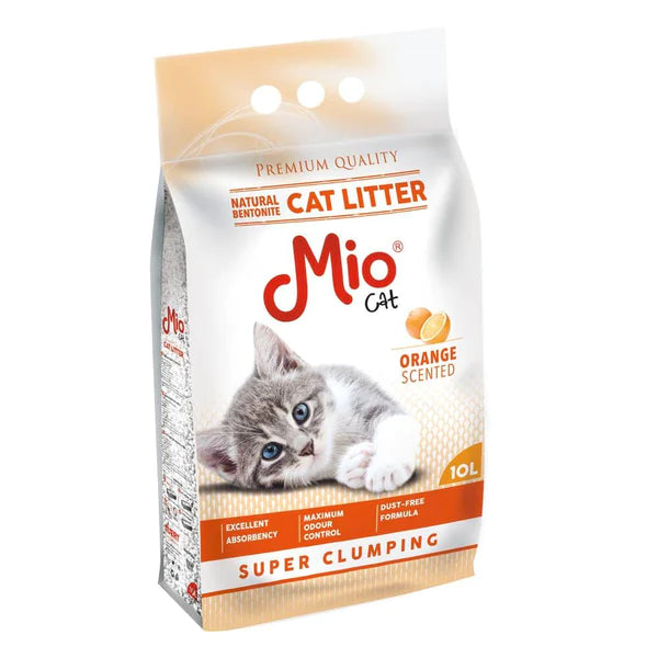 Mio Cat Litter Clumping Orange