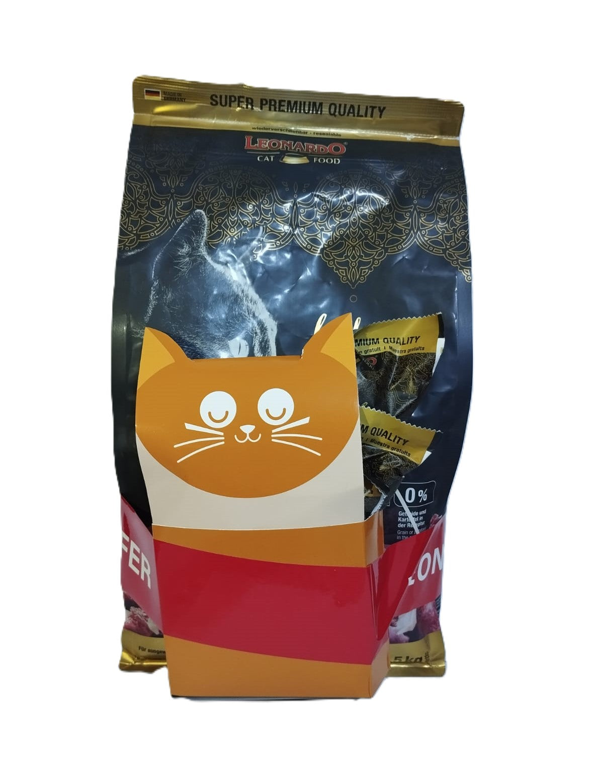 Leonardo Fresh Salmon Cat Dry Food 250g - 1.5kg - 4kg + Free Gift