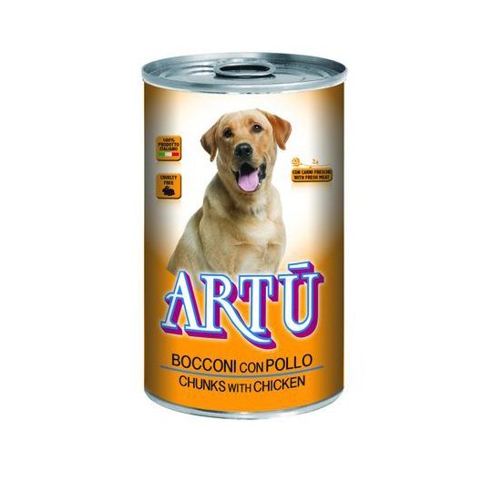 Artu Dog Can 415 g chunks with chicken 