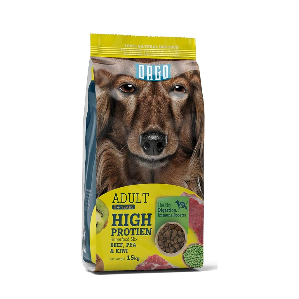 Orgo Adult Dog With Beef and Pea & Kiwi 15 kg