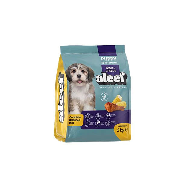Aleef Small Breed Puppy Dry Food 2kg – Happet