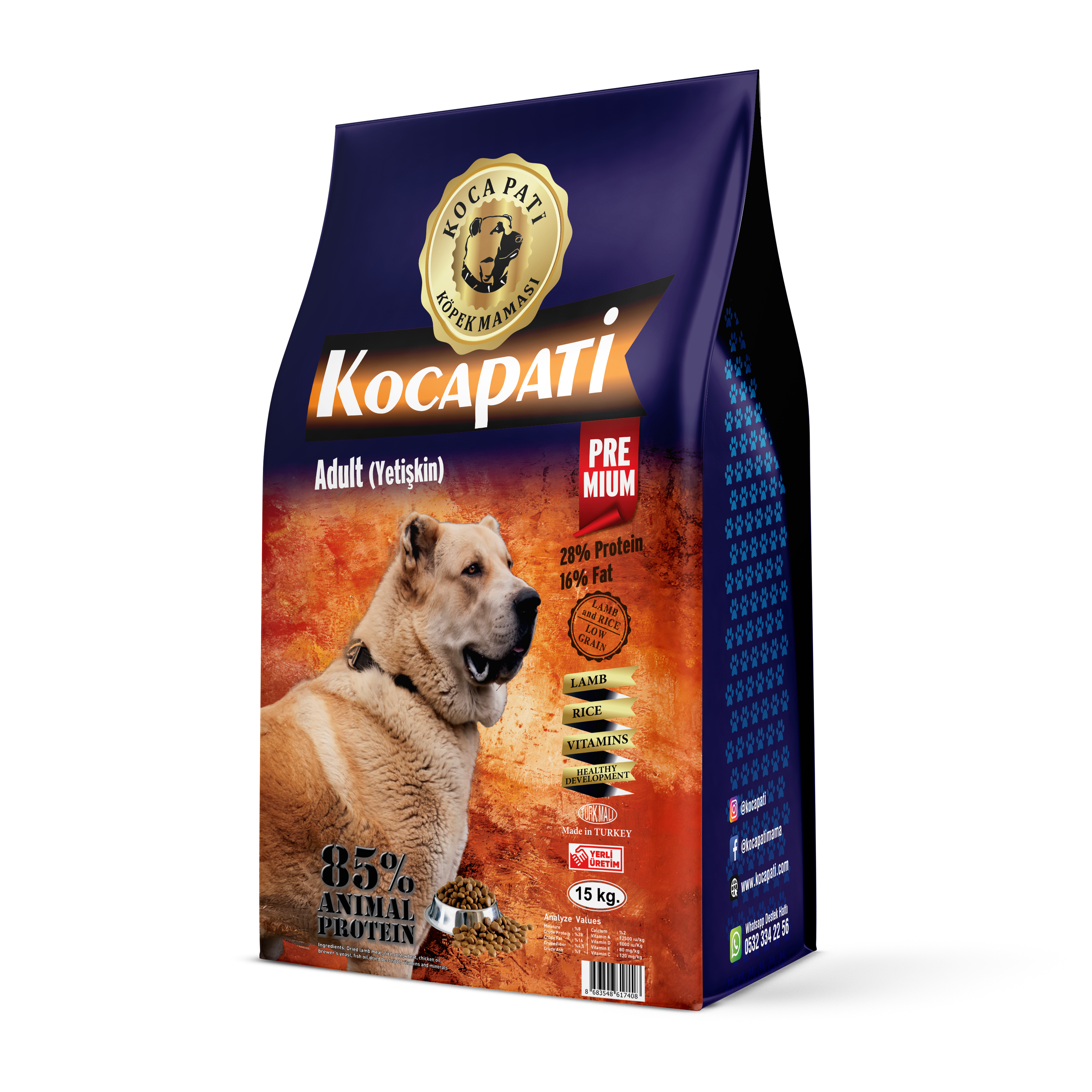 Kocapati: Super Premium Dry Food For Adult Dog - Lamb