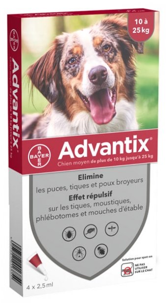 1 Dose x Advantix for dogs 2 sizes