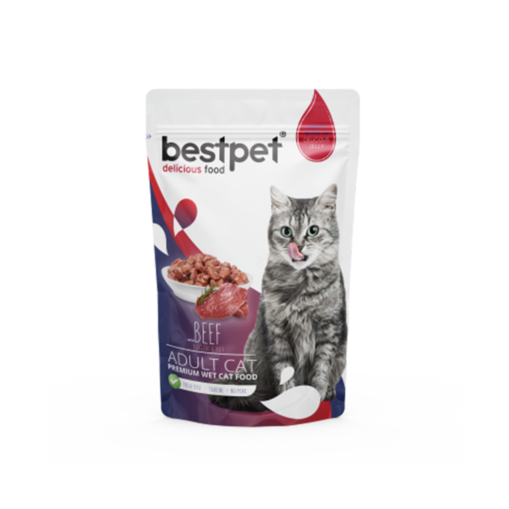 bestpet Cat With Beef in jelly 85 g