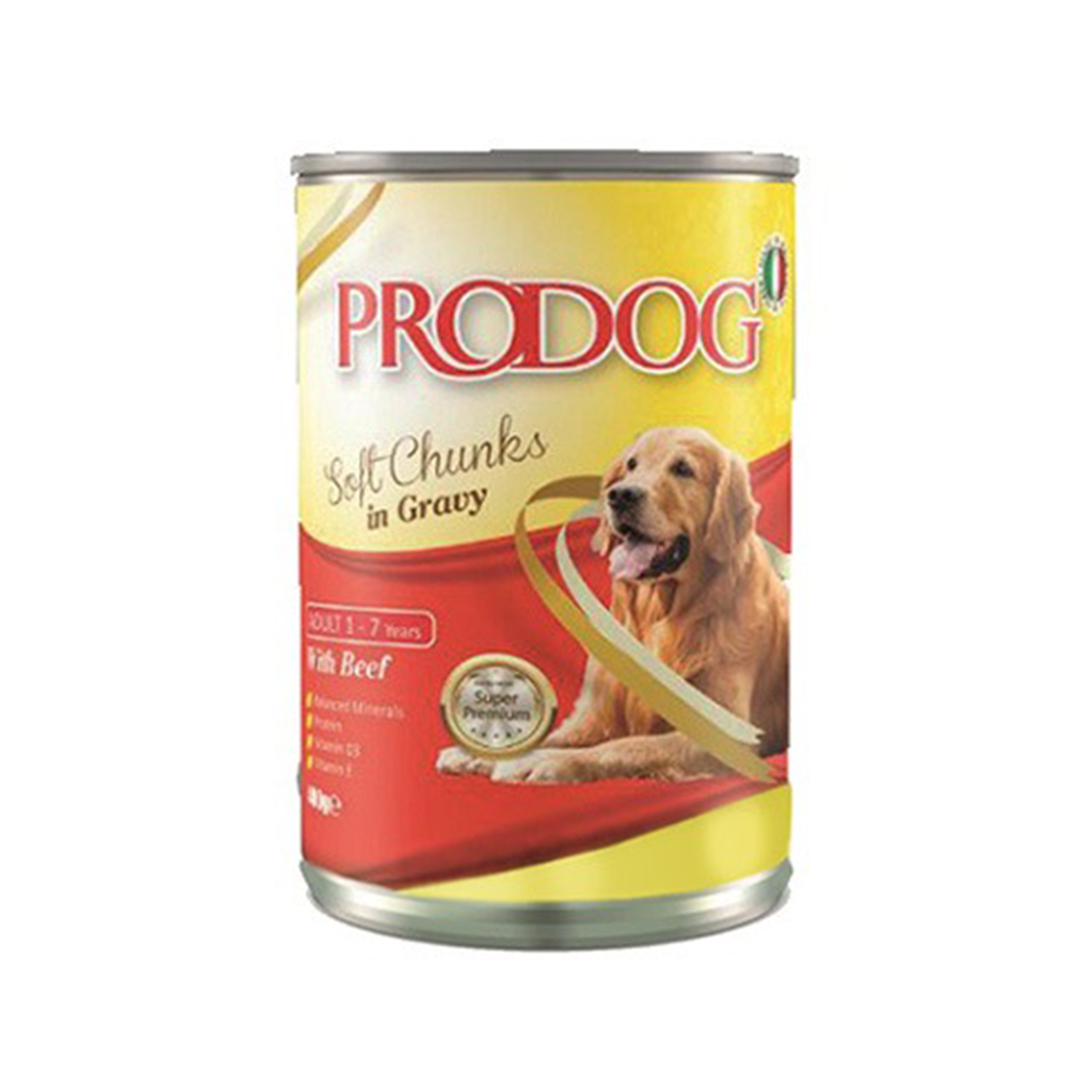 ProDog Chunks in Gravy With Beef 415g