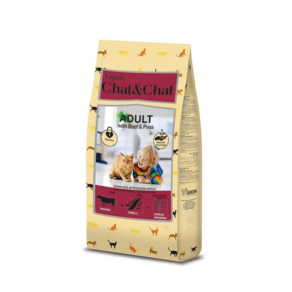 Chat & Chat Expert Adult Cat Beef & Peas 2kg