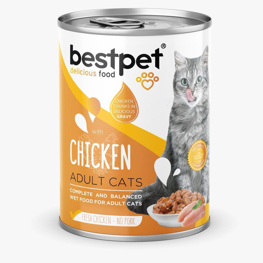 bestpet Cat Wet Food Chicken Can 400g