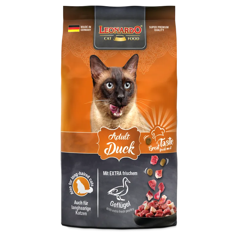 Leonardo Adult Duck Cat Dry Food 1.8 Kg