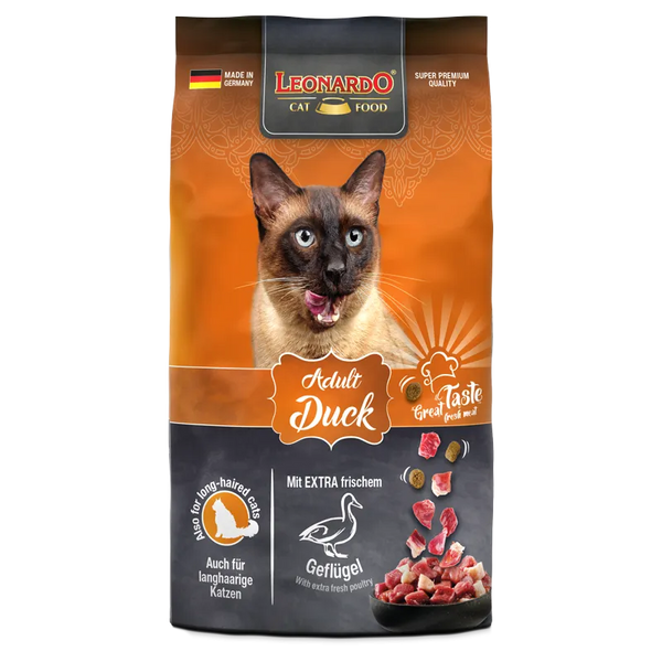Leonardo Adult Duck Cat Dry Food 300 g