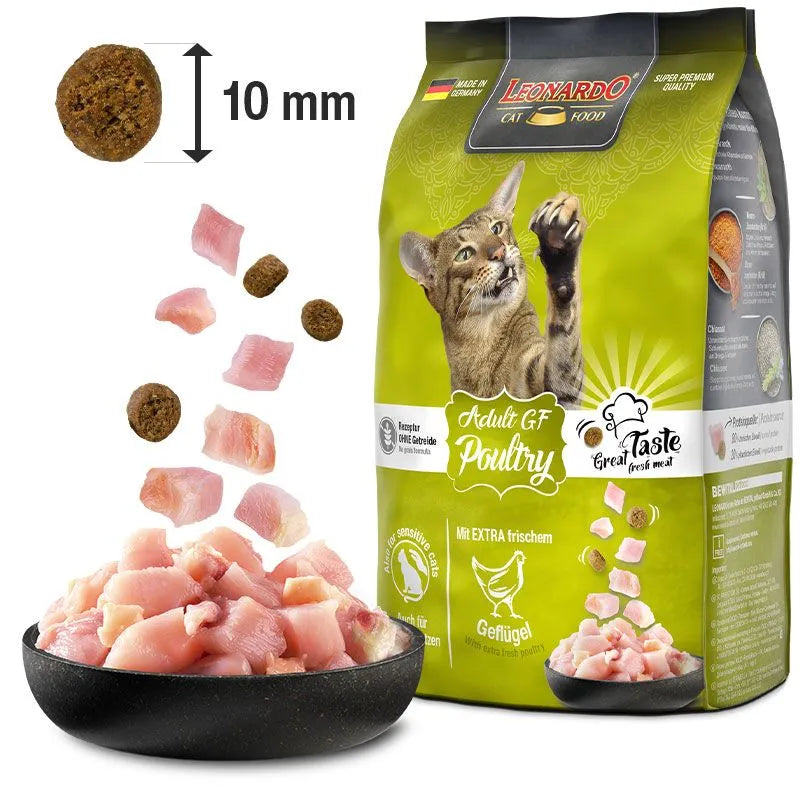 Leonardo Grain Free Poultry Cat Dry Food 1.8kg