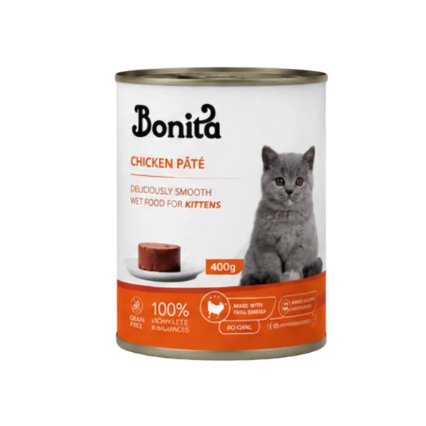 Bonita Pate Chicken For Kittens 400 g