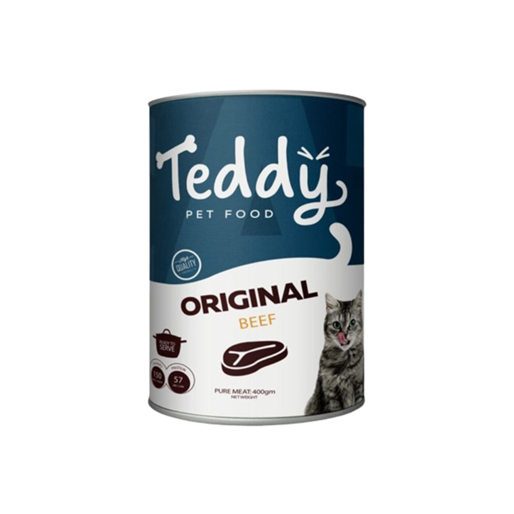 Teddy Original Beef Cat Wet Food 400g