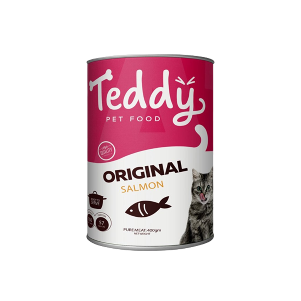 Teddy Original Salmon Cat Wet Food 400g