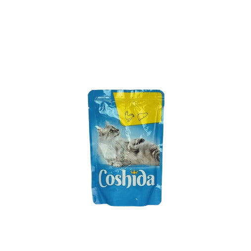 Coshida wet cat food with (Chicken & liver) in Jelly 100 g