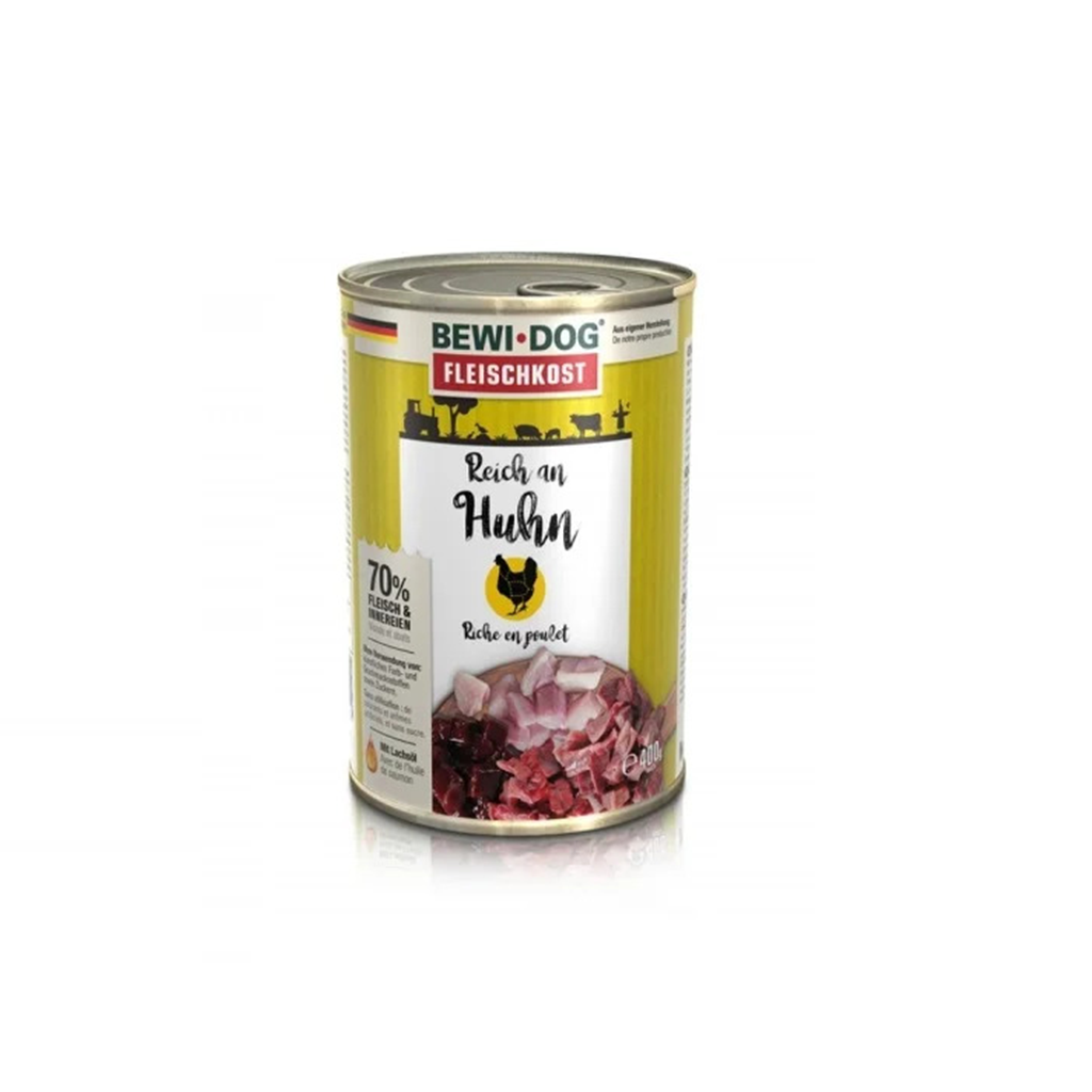 Bewi Dog Can with chicken 400g