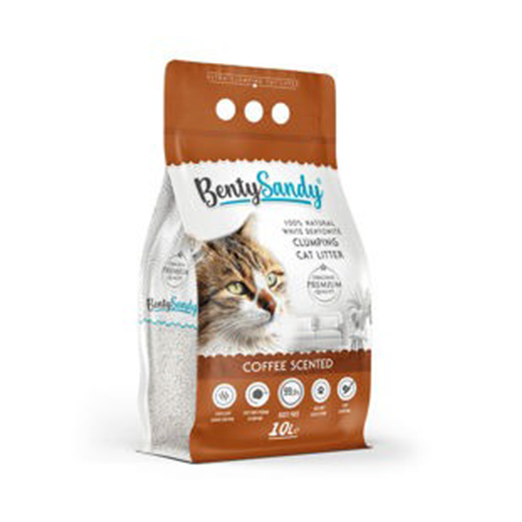 Benty Sandy Clumping Cat Litter Coffe 10 L