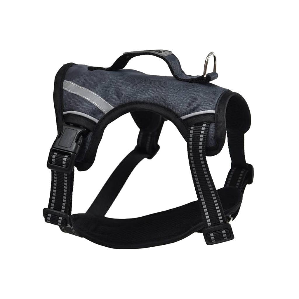 Naomi Medium Black Harness With Reflective strip