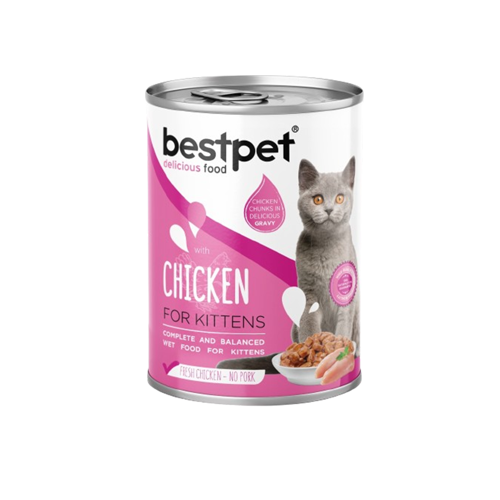 bestpet Wet Food for Kitten With Chicken 400 g