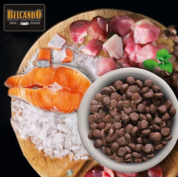 Belcando Dog Dry Food Adult Poultry/Beef/Salmon/Ocean (Fish)