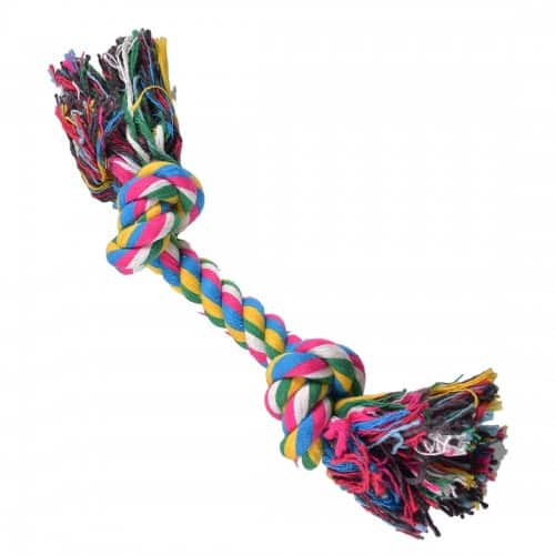 Dog toy rope double knots 35 cm