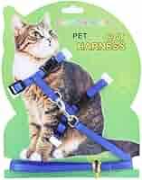 Cat Vest Leash Harness on card (1 cm ? 110 cm ? 16-37 cm)