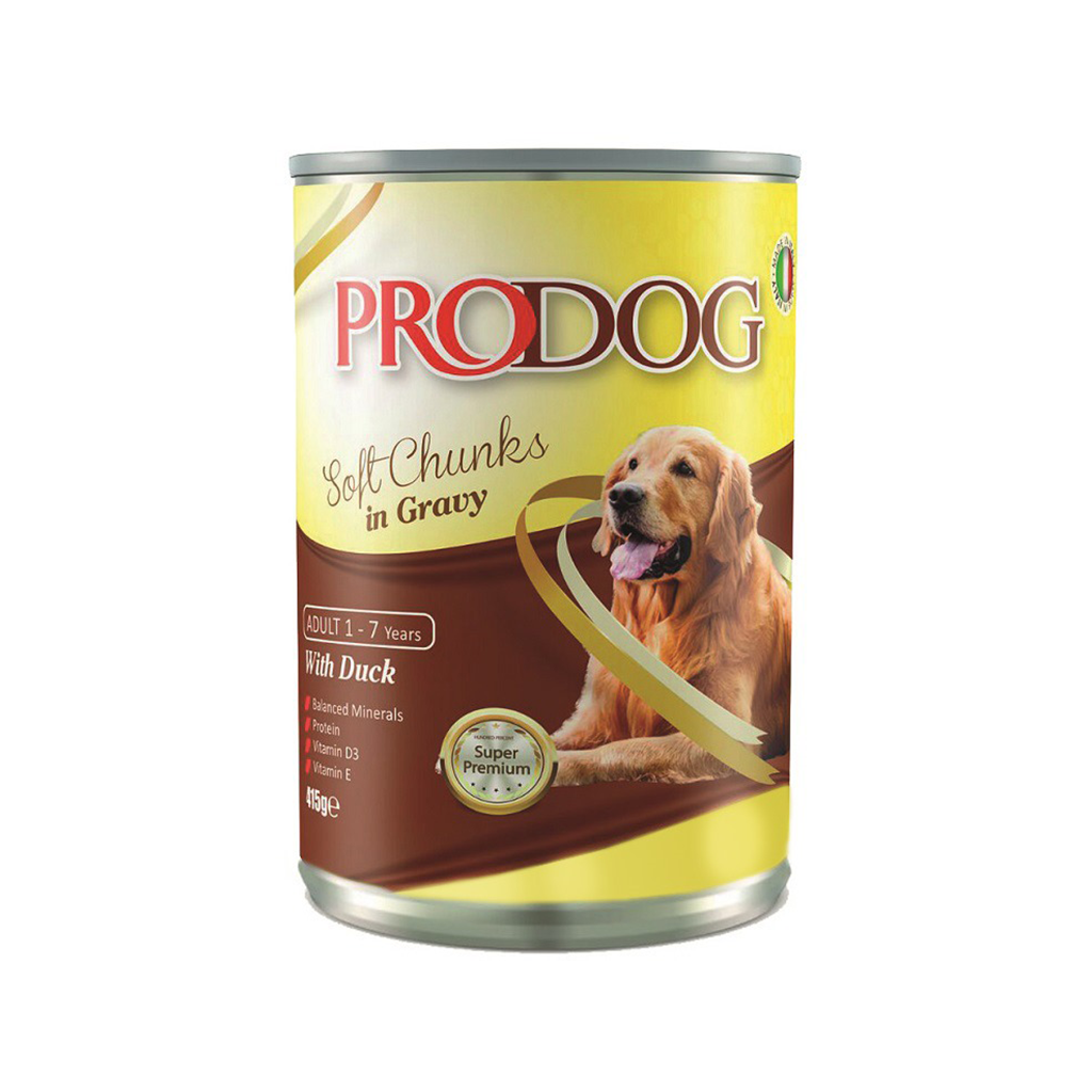 ProDog Chunks in Gravy With Duck 415g