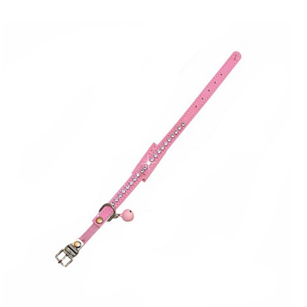 Naomi Cute Cat Collar pink with bell